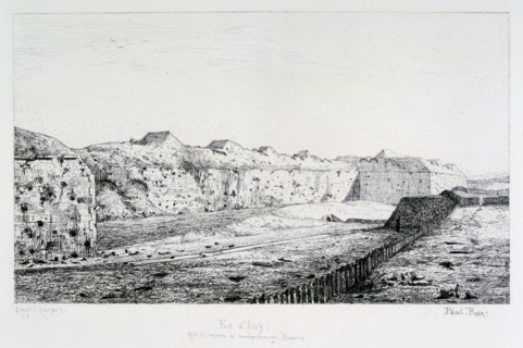 Fort d'Issy, Siege of Paris, 1870-1871. Artist: Paul Roux