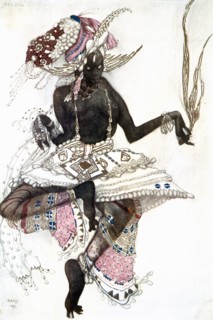 'Bayadere' costume design for Le Dieu Bleu (The Blue God), 1911. Artist: Leon Bakst