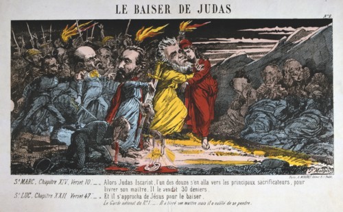 'Le Baiser de Judas', Paris Commune, 1871.  Artist: Anon