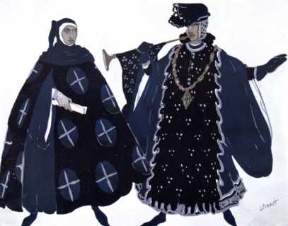 'Two Heralds', ballet costume design, 1911. Artist: Leon Bakst