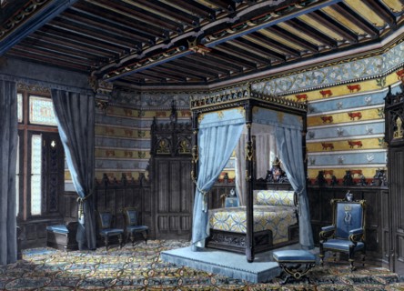 Design for an interior, 1868. Artist: Unknown