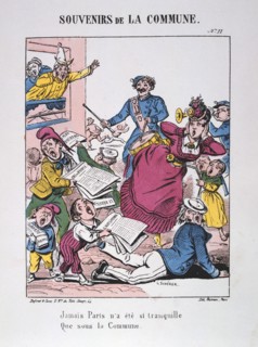 Paris Commune, 1871.  Artist: Anon