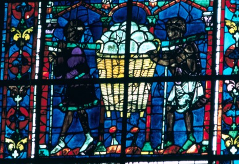 The Bakers, stained glass, Chartres Cathedral, France, 1194-1260. Artist: Unknown