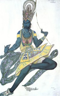 'Le Dieu Bleu' ('The Blue God'), ballet costume design, 1911. Artist: Leon Bakst