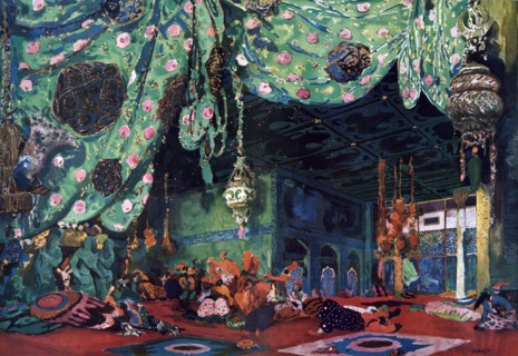 Set design for the ballet Scheherazade, c1913. Artist: Leon Bakst