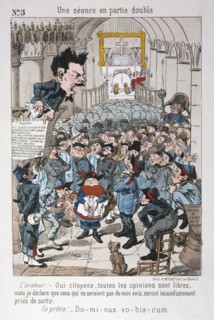 'Une Séance en Partie Double', 1871.  Artist: Anon