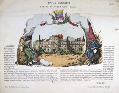 'Paris Incendie', 1871. Artist: Anon