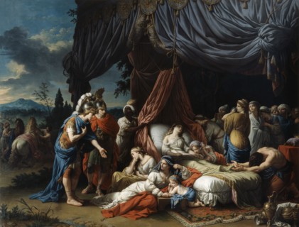 'The Death of the Woman of Darius', 1785. Artist: Louis Jean Francois Lagrenee