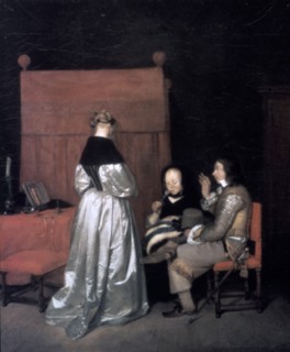 'Paternal Admonition', 1654-1655. Artist: Gerard Terborch II