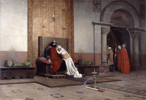 'The Excommunication of Robert the Pious', 1875. Artist: Jean-Paul Laurens