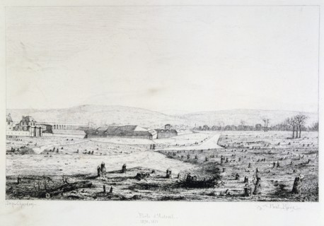 Porte d'Auteuil, Siege of Paris, 1870-1871. Artist: Paul Roux