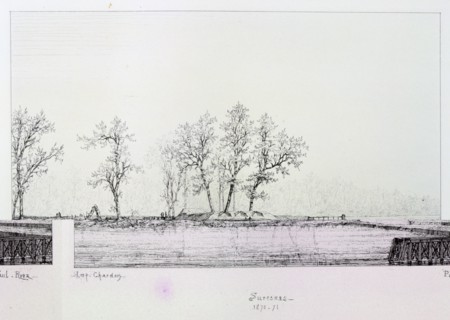 Suresnes, Siege of Paris, 1870-1871. Artist: Paul Roux