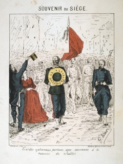 Siege of Paris, 1870-1871.  Artist: Anon
