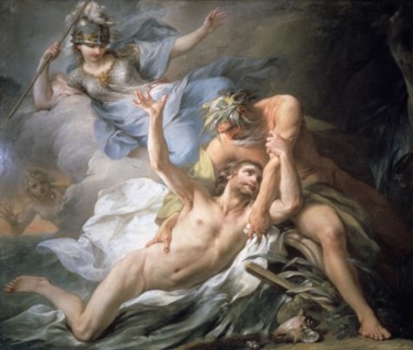 'Ulysses Lands on the Isle of Calypso', 1737. Artist: Pierre Charles Tremolieres