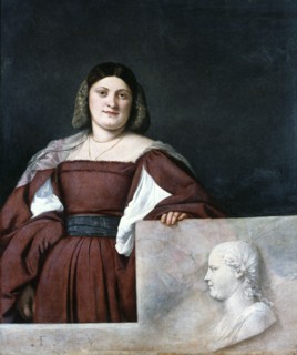 Portrait of a Lady, 'La Schiavona' ('The Dalmatian Woman'), c1510-1512. Artist: Titian