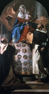 'Virgin and Child with Saint Dominic and Saint Hyacinth', 1740-1750. Artist: Giovanni Battista Tiepolo