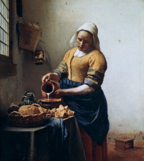 'The Milkmaid', c1658.  Artist: Jan Vermeer
