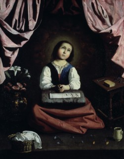 'The Young Virgin', c1632-33. Artist: Francisco de Zurbarán