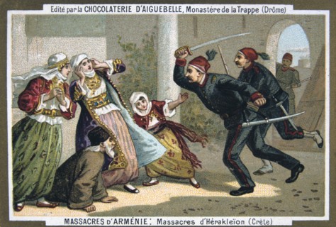 Massacres of Heraklion (Crete), 1895. Artist: Unknown