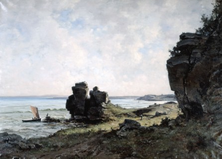 'A Beautiful Morning at the Coast of Brittany', 1882. Artist: Emmanuel Lansyer