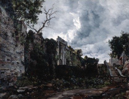 'Main Gate of Chateau de Clisson', 1884. Artist: Emmanuel Lansyer