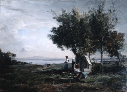 'Women at the Fountain', 1867. Artist: Emmanuel Lansyer