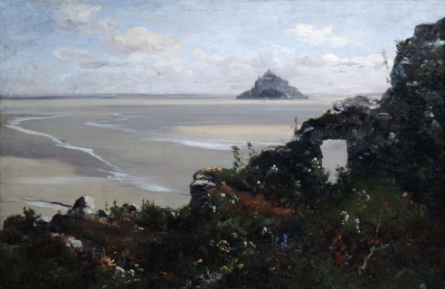 'Mont Saint Michel', 1881. Artist: Emmanuel Lansyer