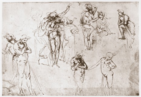 'The Adoration of the Kings', c1481. Artist: Leonardo da Vinci