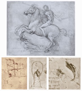 'The Sforza Monument', c1488-1493. Artist: Leonardo da Vinci