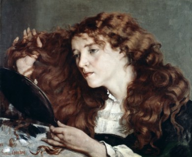 'Jo, La Belle Irlandaise', 1866.  Artist: Gustave Courbet