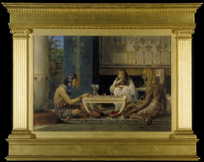 'Egyptian Chess Players', 1865. Artist: Sir Lawrence Alma-Tadema