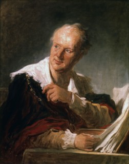 Denis Diderot, 18th century French man of letters and encyclopaedist, c1755-1784. Artist: Jean-Honore Fragonard