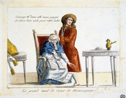 French Revolution 1789: anti-clericalism. Artist: Anon