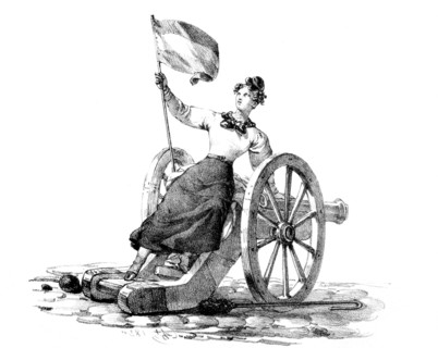 'Liberty', Revolution of July 27-29th, 1830, Paris. Artist: Unknown