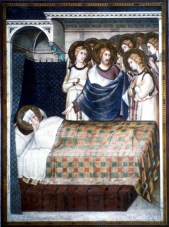 'St Martin's Dream', 14th century.  Artist: Simone Martini
