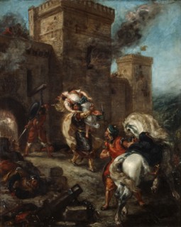 'The Abduction of Rebecca', 1858. Artist: Eugène Delacroix
