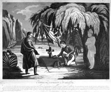 'The Ghost of Napoleon on St Helena', c1825. Artist: Unknown