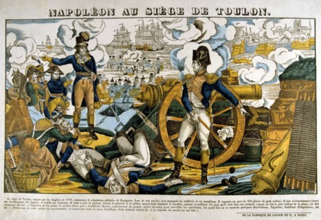 'Napoleon at the Siege of Toulon', 1793, (19th century). Artist: Unknown