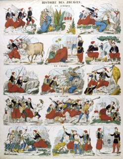 'History of the Zouaves in Africa, in the Crimea and in Italy', (19th century). Artist: Anon