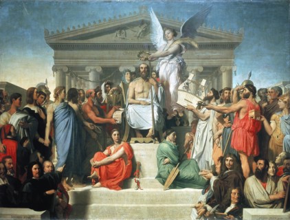 'The Apotheosis of Homer', 1827. Artist: Jean-Auguste-Dominique Ingres