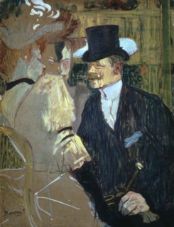 'The Englishman at the Moulin Rouge', 1892. Artist: Henri de Toulouse-Lautrec