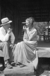Cecil Sharp and Polly Patrick, Harts-Creek, Manchester, Kentucky, USA, 1916-1918. Artist: Unknown