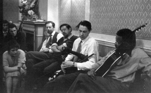 Seamus Ennis and Fitzroy Coleman, London, late 1950s-early 1960s. Artist: Eddis Thomas