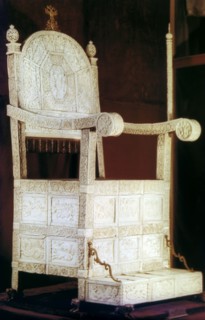 Throne of Tsar Ivan the Terrible, 16th century. Artist: Unknown