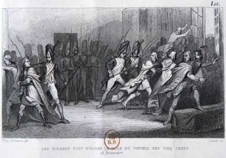 'The coup d'état of the 18th Brumaire (9th November), 1799', 19th century. Artist: Unknown