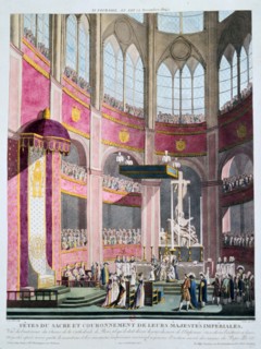 'Consecration of Napoleon and Coronation of Josephine by Pope Pius VII, 2nd December 1804'. Creator: Unknown.