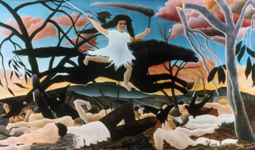 'War, or the Ride of Discord', 1894. Artist: Henri Rousseau