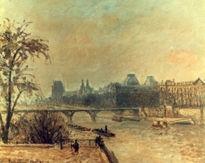 'La Seine et le Louvre', Paris,  1903. Artist: Camille Pissarro