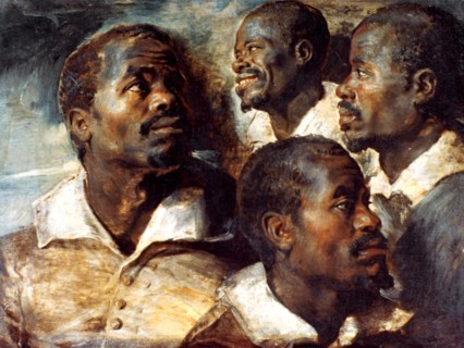 'Studies of the Head of a Negro', 17th century. Artist: Peter Paul Rubens