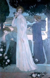 'Portrait of Yvonne Lerolle', 1897. Artist: Maurice Denis
